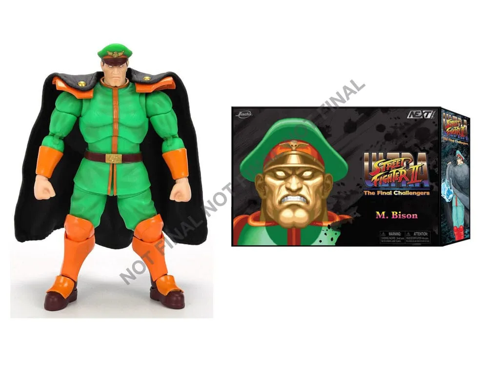 Ultra Street Fighter II: The Final Challengers Action Figure M. Bison Deluxe 15 cm